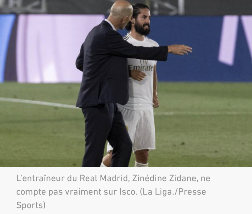Réal Madrid: Isco a annoncé aux dirigeants qu’il voulait partir Réal Madrid: Isco a annoncé aux dirigeants qu’il voulait partir