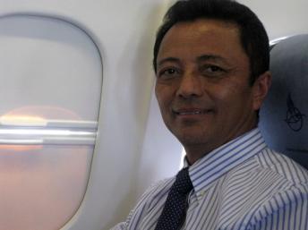 L'Union africaine souhaite le retour à Madagascar de l'ancien président Marc Ravalomanana, exilé en Afrique du Sud depuis 2009. AFP PHOTO / Joshua Berger