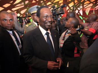 Dioncounda Traoré, président transitoire du Mali, le 27 janvier 2013 à Addis-Abeba. REUTERS/Thierry Gouegnon