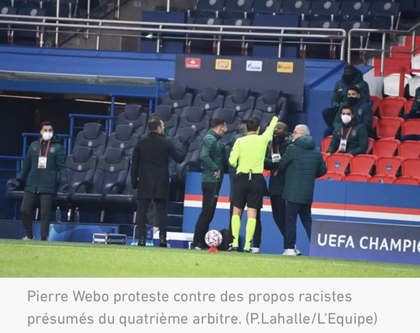 « Pourquoi vous dites 'Negro' ? » Les images de l'accusation envers le quatrième arbitre de PSG - Basaksehir « Pourquoi vous dites 'Negro' ? » Les images de l'accusation envers le quatrième arbitre de PSG - Basaksehir
