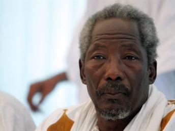 Messaoud ould Boulkheir, président de l'Assemblée nationale de Mauritanie. AFP/Georges Gobet