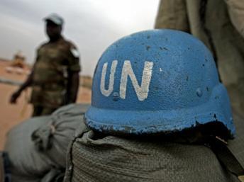 Casques bleus. AFP / Stuart Price