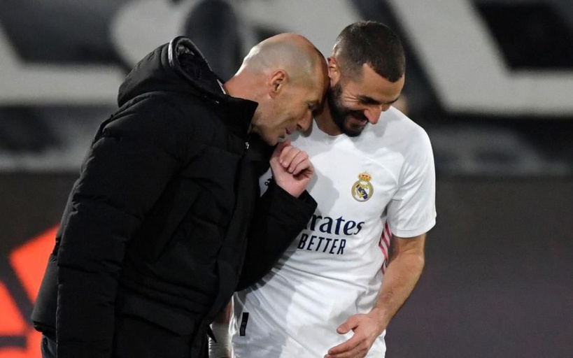 Real Madrid : Zidane proclame Karim Benzema meilleur attaquant de l'histoire du football français !