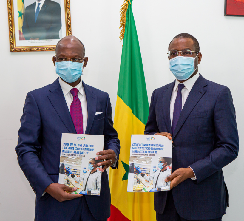 Réponse socio-économique immédiate à la Covid-19: le ministre Amadou Hott a reçu le rapport sur le Cadre du Système des Nations Unies