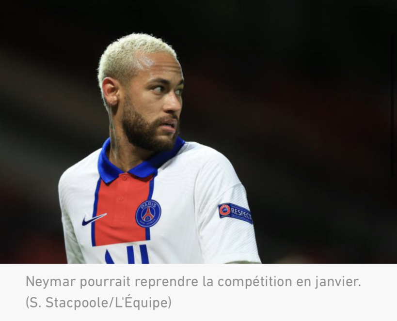 PSG : Neymar sera bien absent face à Lille PSG : Neymar sera bien absent face à Lille
