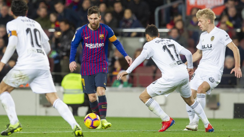 Liga: le Barça tenu en échec sur sa pelouse par le Valence, Messi s'en sort avec un record Liga: le Barça tenu en échec sur sa pelouse par le Valence, Messi s'en sort avec un record
