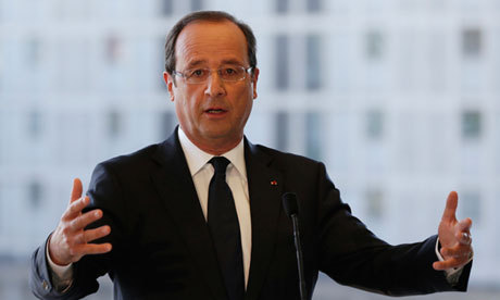 François Hollande, lauréat du prix de la paix de l'Unesco