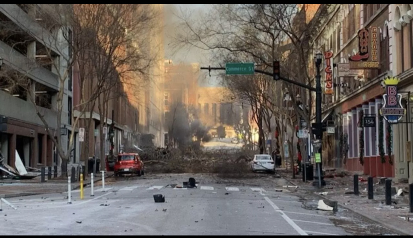 Explosion à Nashville : un "acte intentionnel" selon la police Explosion à Nashville : un "acte intentionnel" selon la police