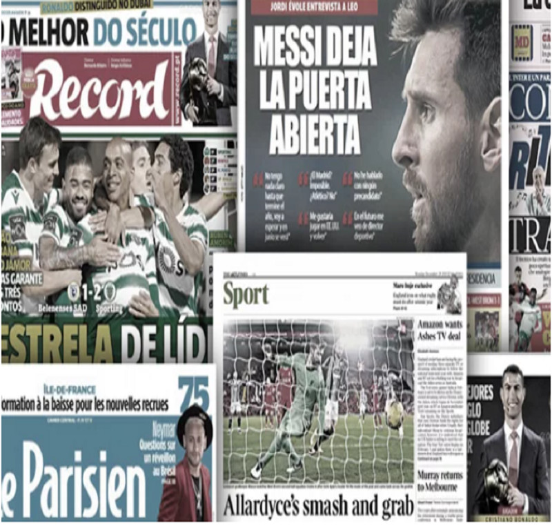 L'Espagne sous le choc après les déclarations de Messi, les trois pistes de l'AC Milan pour remplacer Ibrahimovic