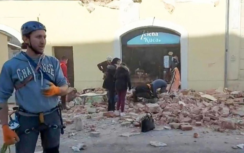 La Croatie touchée par un séisme de magnitude 6,4 (USGS) La Croatie touchée par un séisme de magnitude 6,4 (USGS)