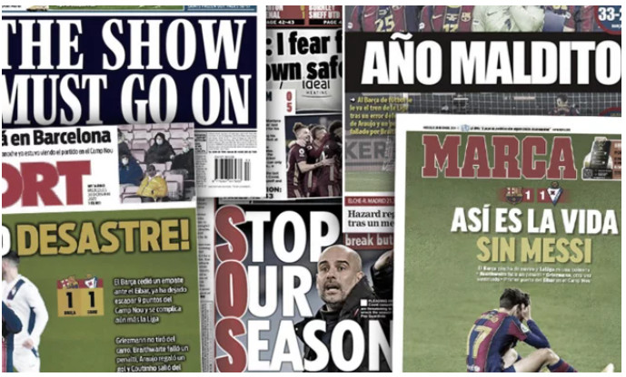 Le Barça se fait détruire après son nouveau désastre, la Premier League réfléchit sérieusement à s'arrêter
