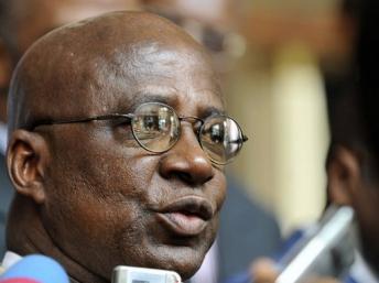 Laurent Akoun, numéro 2 du FPI, ici le 29 septembre 2011, lors d’une interview à Abidjan. AFP/ SIA KAMBOU