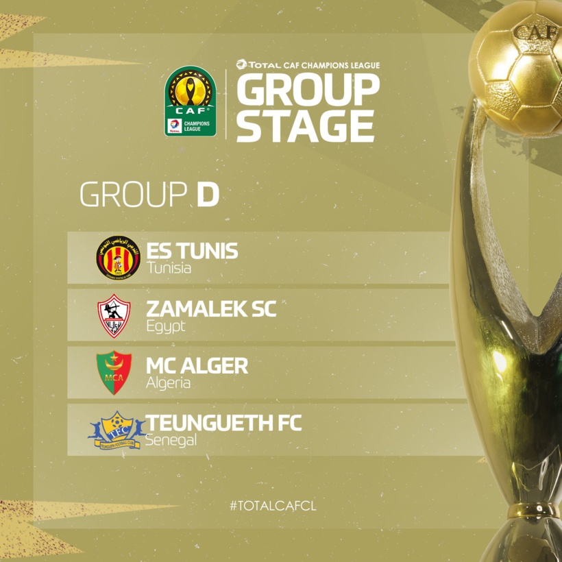 Tirage au sort des poules de la Ligue africaine des champions: Tengueth FC dans une poule de feu avec 3 équipes maghrébines Tirage au sort des poules de la Ligue africaine des champions: Tengueth FC dans une poule de feu avec 3 équipes maghrébines