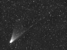 Photo de la comète C/2011 L4 Pan-Starrs, prise le 8 mars 2013 en Australie.