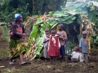 Enfants déplacés au Nord-Kivu en RD Congo (archives). AFP / Sofia Bouderbala