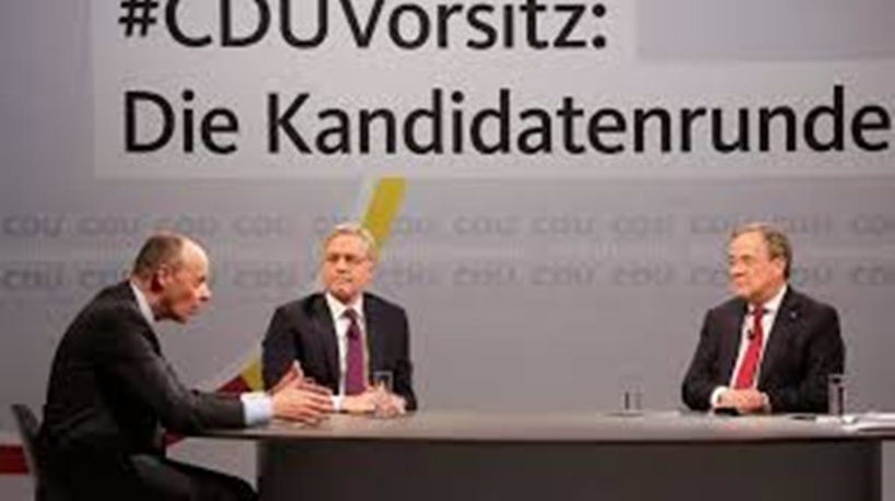 33e congrès de la CDU: 3 candidats en lice pour diriger le parti conservateur d'Angel Merkel