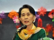 Aung San Suu Kyi, Séoul, le 1er février 2013.