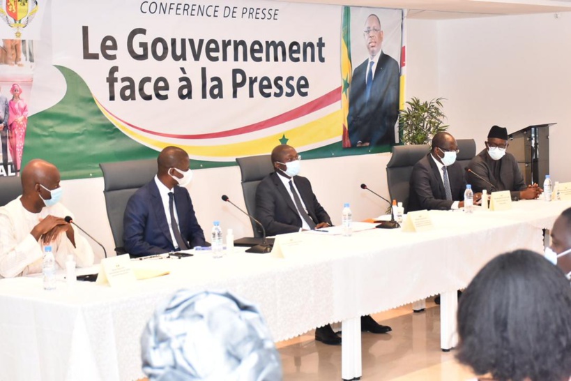 Gouvernement face à la presse: le format présentiel suspendu en raison de la Covid_19 Gouvernement face à la presse: le format présentiel suspendu en raison de la Covid_19