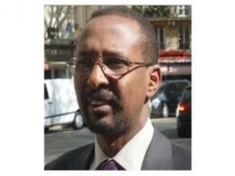 Daher Ahmed Farah, porte-parole de la coalition de l'opposition djiboutienne, l'Union pour le salut national (USN), arrêté le 4 mars 2013.