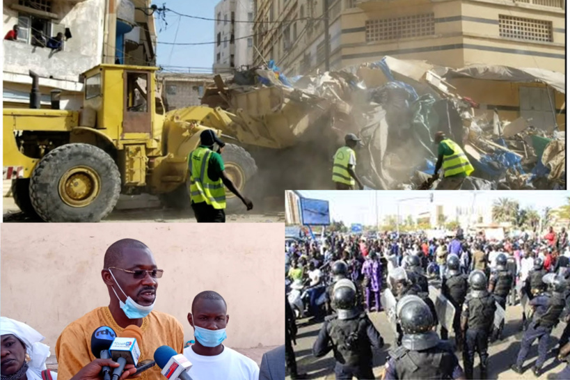 Démolition du marché HLM : des commerçants chargent le maire et interpellent le chef de l’Etat Démolition du marché HLM : des commerçants chargent le maire et interpellent le chef de l’Etat