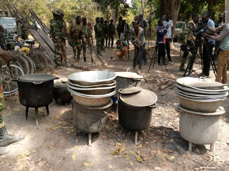 Casamance: les rebelles pourchassés, 4 bases et leurs munitions récupérées par l’Armée