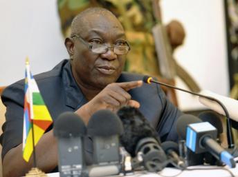 Michel Djotodia (photo) sera représenté au sommet par le Premier ministre Nicolas Tiangaye. AFP PHOTO / SIA KAMBOU