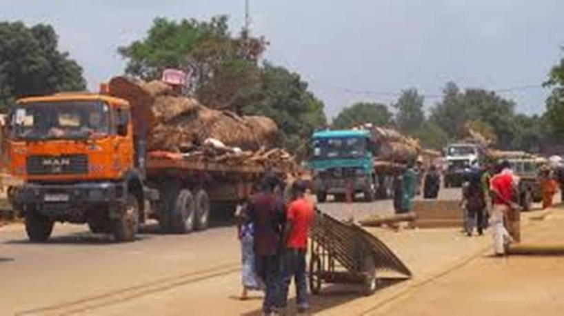 En Centrafrique, un convoi commercial d’une quinzaine de camions est arrivé à Bangui
