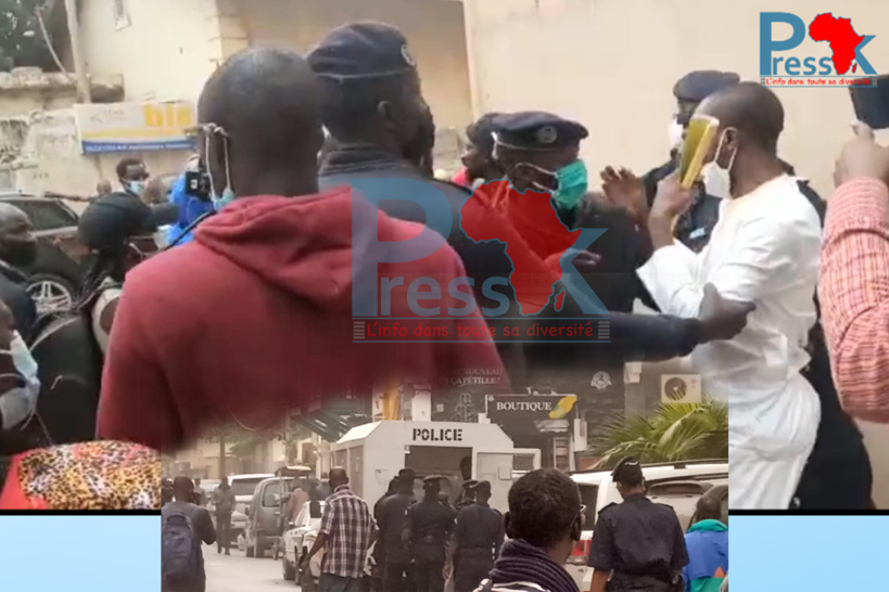 Des membres de FRAPP arrêtés devant la préfecture de Dakar Des membres de FRAPP arrêtés devant la préfecture de Dakar