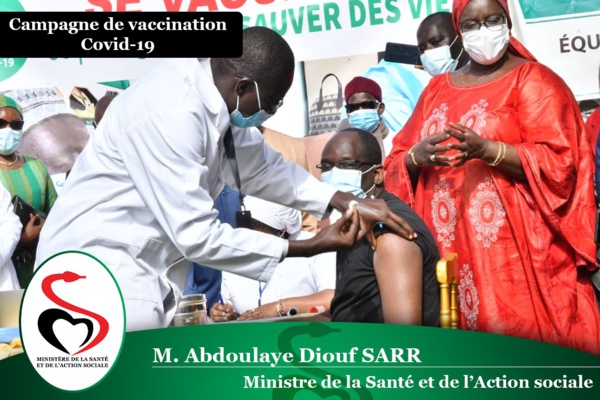 Sénégal : 4.087 personnes vaccinées à la date du mercredi 24 février Sénégal : 4.087 personnes vaccinées à la date du mercredi 24 février