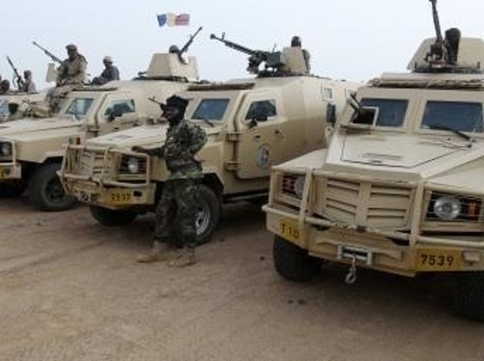Soldats tchadiens à Kidal, le 7 février 2013.