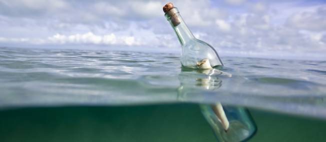 Une bouteille à la mer retrouvée 28 ans après