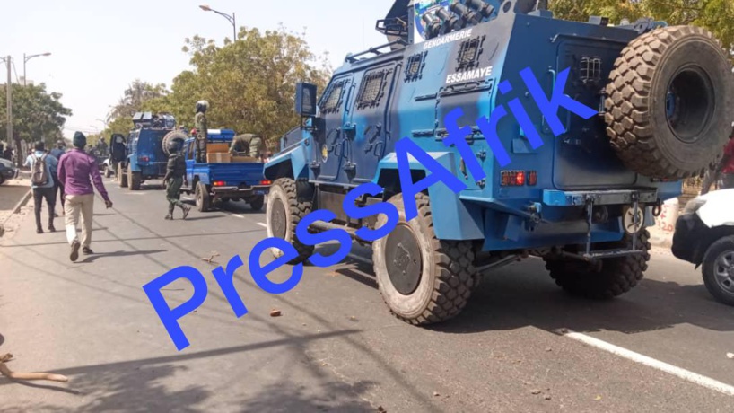 Arrestation d'Ousmane Sonko: Les images d'une guérilla qui paralyse Dakar (reportage photos) Arrestation d'Ousmane Sonko: Les images d'une guérilla qui paralyse Dakar (reportage photos)