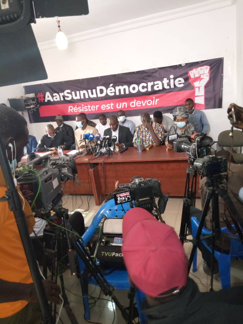 Arrestation d’Ousmane Sonko : "Aar sunu démocratie" créé pour ressusciter "le Mouvement du 23 juin"