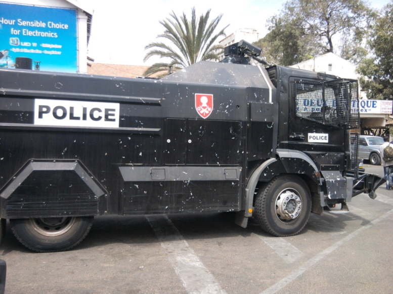 Marche du PDS cet après-midi: L’Etat sort l’artillerie lourde