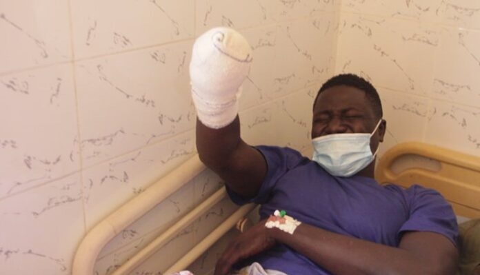 Les raisons de l'arrestation de Cheikh Diouf, amputé du bras lors des manifestations