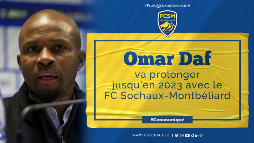 Fc Sochaux: Omar Daf, prolongé pour 2 ans