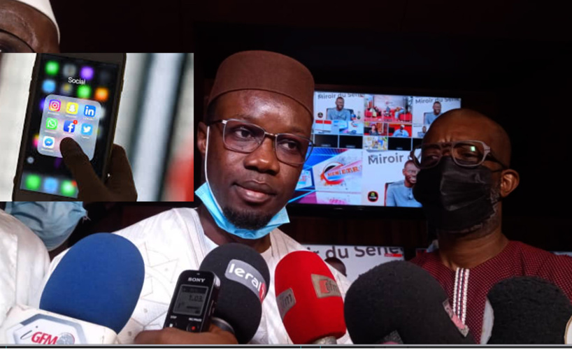 Accusation de terroriste: "on ne peut pas avoir une maîtrise sur tout ce qui se passe dans les réseaux sociaux", répond Sonko Accusation de terroriste: "on ne peut pas avoir une maîtrise sur tout ce qui se passe dans les réseaux sociaux", répond Sonko