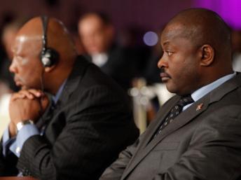 Le président burundais Pierre Nkurunziza en octobre 2011. © Getty Images/Frederic Nebinger