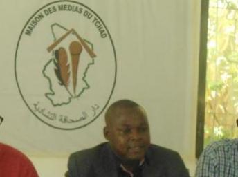 Eric Topona, secrétaire général de l'Union des journalistes tchadiens