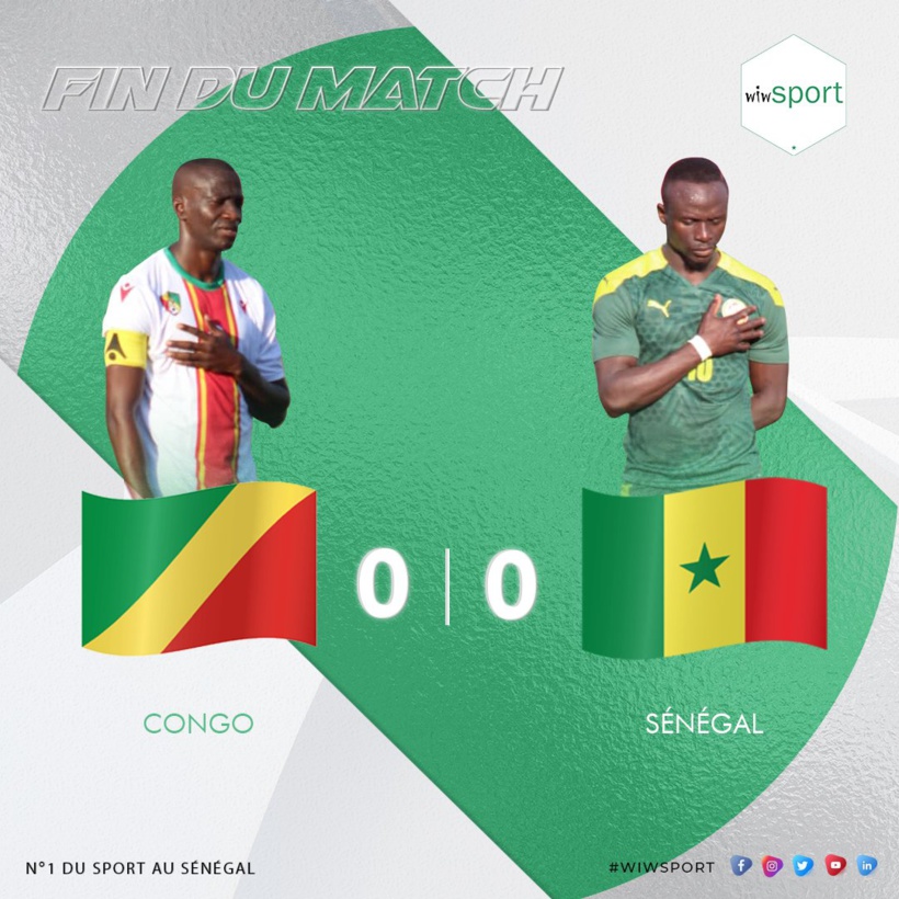 Le Sénégal fait un match nul insipide au Congo (0-0)