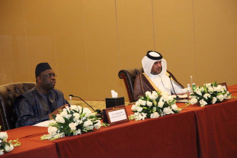Qatar: la rencontre en images entre le président Macky Sall et les membres de la Chambre de Commerce