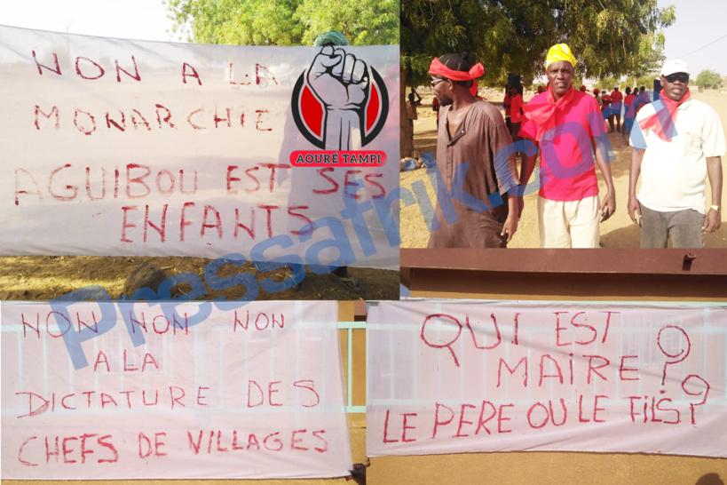 Matam : des jeunes de Aouré, dans la rue pour dénoncer les agissements du maire