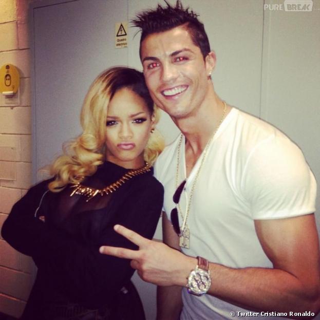 Cristiano Ronaldo fan VIP de Rihanna