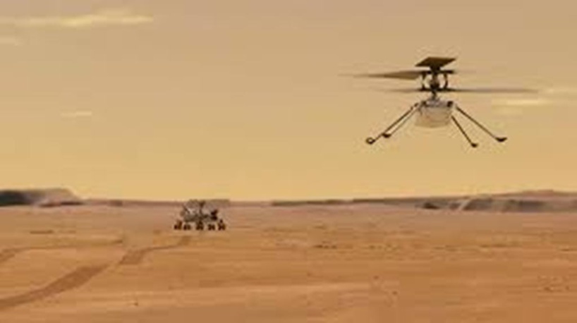 Espace: l'hélicoptère «Ingenuity» a volé sur Mars