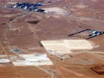 Vue aérienne du site pétrolier de Hassi R’mel.
