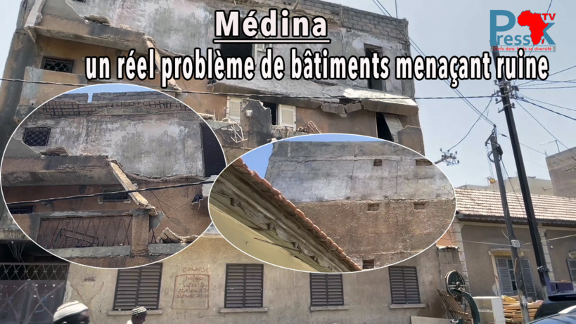 Reportage sur les 112 bâtiments menaçant ruine... A la Médina: la vie ne tient qu'à une fissure