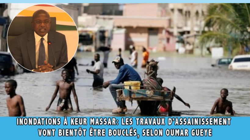 Inondations à Keur Massar: les travaux d'assainissement vont bientôt être bouclés, selon Oumar Gueye