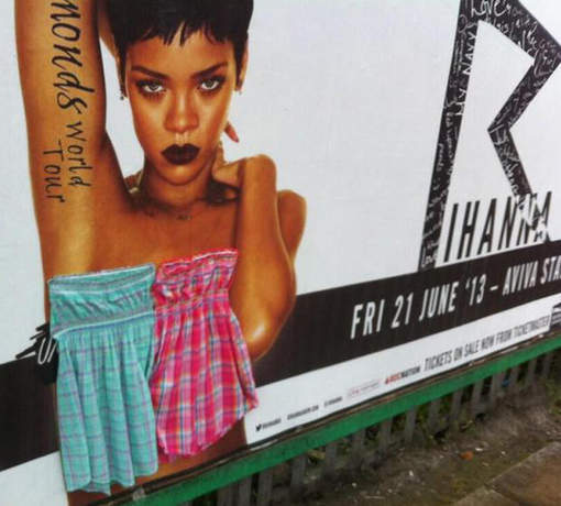 PHOTO Rihanna : les fans en ont marre de voir ses seins !
