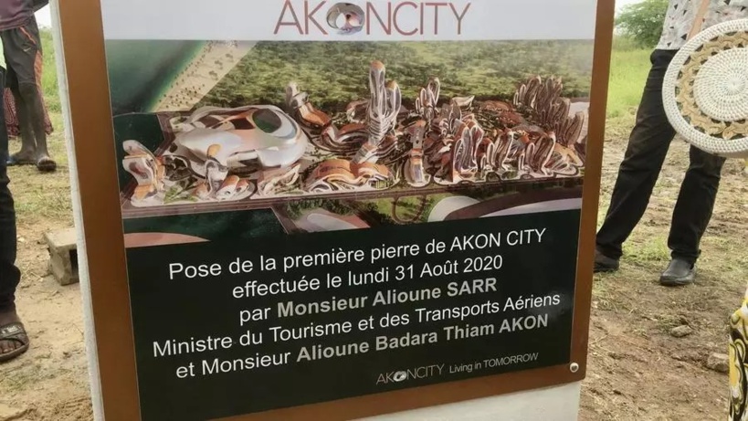 Projet Akon City : il n'y a ni ouvrier, ni brique, ni machine sur le chantier