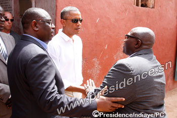 Barack Obama à Gorée: les images